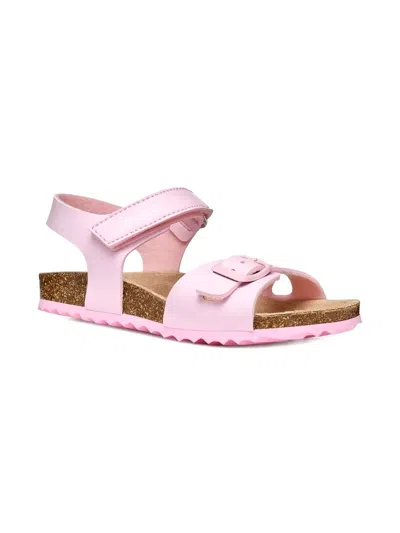 Geox Kids' Bubblebow Sandals In Pink