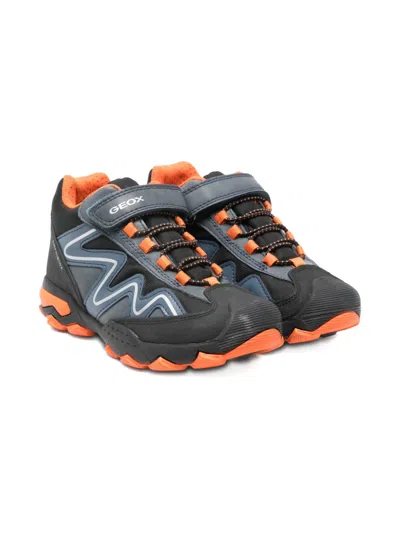 Geox Kids' Buller Sneakers In Blue