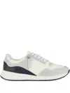 Geox Bulmya Zip-detail Sneakers In Gray