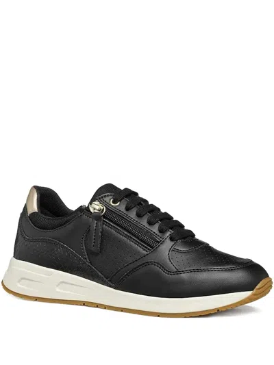 Geox Bulmya Zip-fastening Sneakers In Black