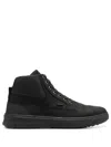 Geox Cervino Abx High-top Sneakers In Black