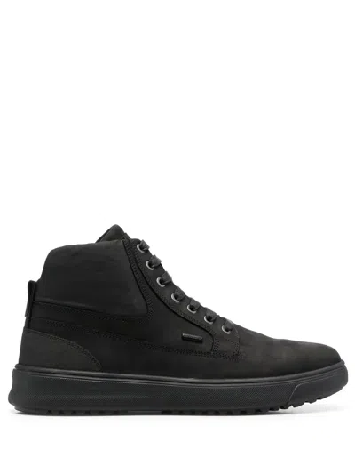 Geox Cervino Abx High-top Sneakers In Black