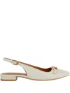 Geox Woman Ballet Flats Off White Size 7.5 Leather In White