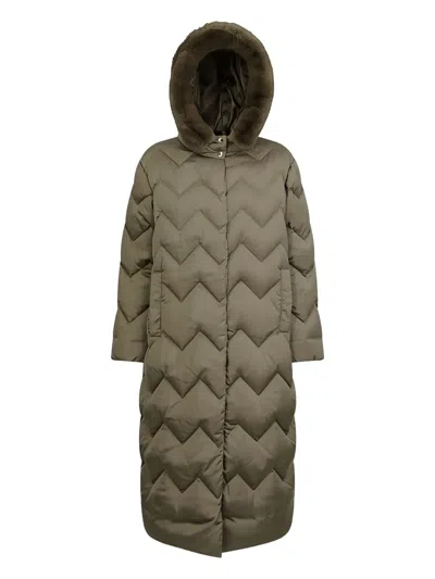 Geox Chloo Puffer Coat In Green