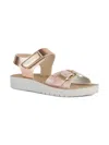Geox Costarei Sandals In Gold