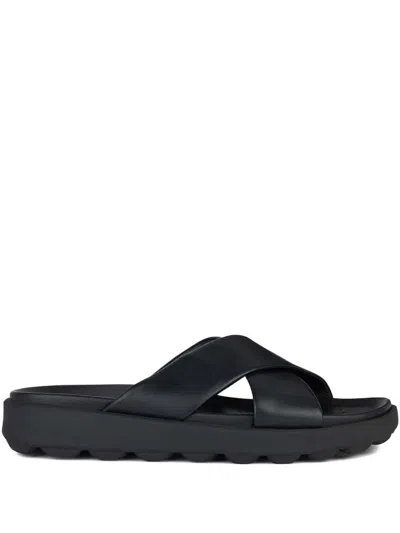 Geox Cross-strap Slides