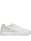 Geox Deiven Lace-up Sneakers In White