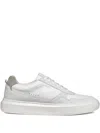 Geox Deiven Panelled Lace-up Sneakers In White