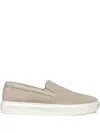 Geox Deiven Suede Slip-on Trainers In Brown