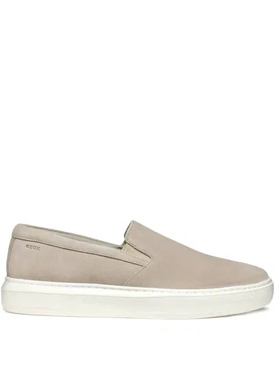 Geox Deiven Suede Slip-on Trainers