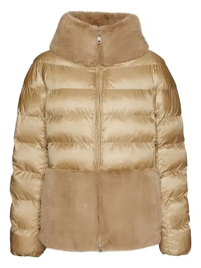Geox Desya Jackets In Gold