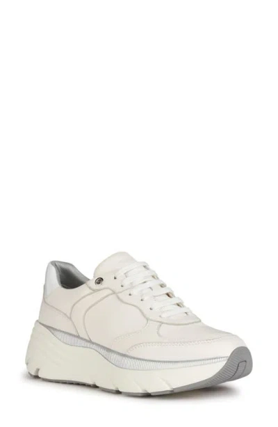 Geox Diamanta Low Top Sneaker In Off White