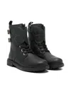 Geox Eclair Butterfly-detail Ankle Boots In Black