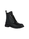 Geox Eclair Embellished Leather Boots In Black
