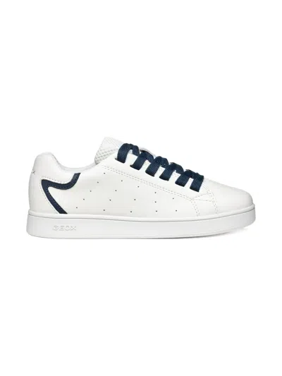 Geox Kids' Eclyper Sneakers In White