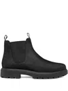 Geox Elastic-panelled Boots In Blue
