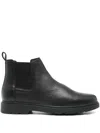 Geox Elasticated-panel Boots In Black
