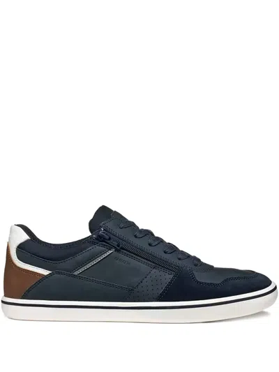 Geox Elver Zip-detail Panelled Sneakers