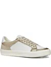 Geox Emmeleny Panel Sneakers In White