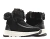 Geox Falena Abx Waterproof Black Women's Boots D04hxb-02285-c9999 In Black