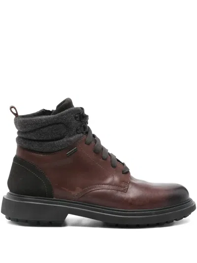 Geox Faloria B Abx Boots In Brown