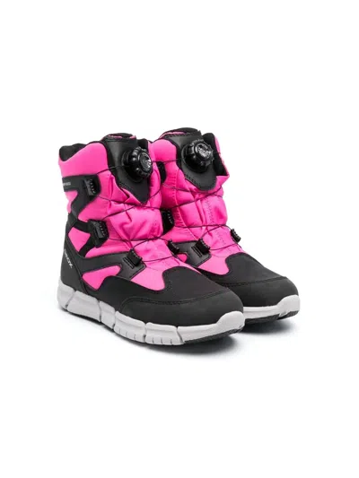 Geox Flexyper Ab Snow Boots In Black