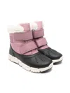 Geox Flexyper Abx Touch-strap Snow Boots In Pink