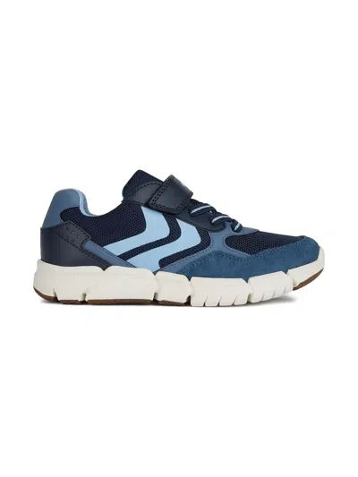 Geox Kids' Flexyper Mesh Panelled Sneakers