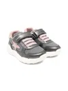 Geox Flexyper Mini Sneakers In Gray
