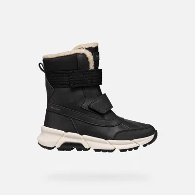 Geox Kids' Flexyper Plus Abx Boy Black