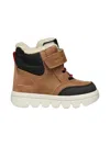 Geox Fur-lined Ankle Boots In Brown