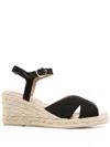 Geox Gelsa Ankle-strap Wedge Espadrilles
