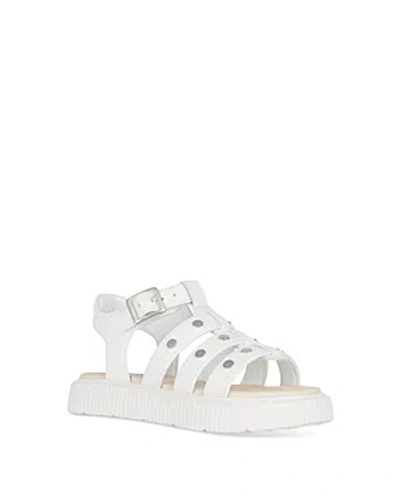 Geox Girls' Kodette Studded Sandals - Little Kid, Big Kid In White