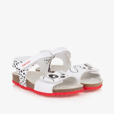 Geox Babies' Girls White 101 Dalmation Disney Sandals