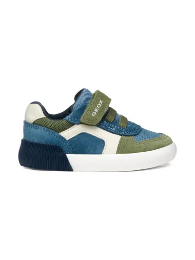 Geox Kids' Gisli B Sneakers In Blue