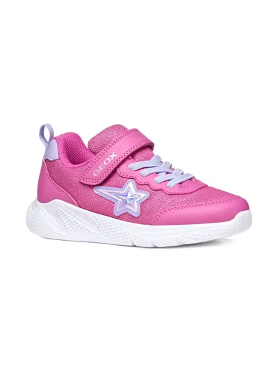 Geox Glittery-star Trainers In Pink
