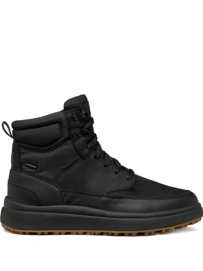 Geox Granito + Grip Abx Lace-up Boots In Black