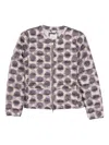 Geox Graphic-print Puffer Jacket In Multi