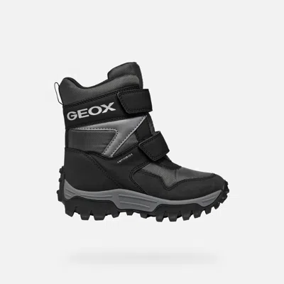 Geox Kids' Himalaya Abx Boy Anthracite/black In Anthracite,black