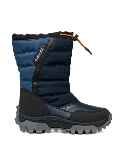 Geox Kids' Himalaya Quilted Waterproof Snow Boots