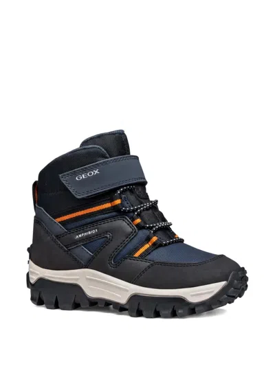 Geox Kids' Himalaya Waterproof Hiking Boots In Multi