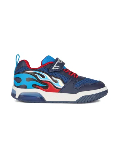 Geox Kids' Inek Flame-graphic Sports Sneakers
