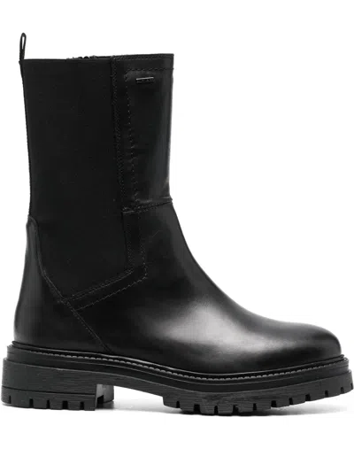 Geox Iridea Abx 55mm Heel Boots In Schwarz