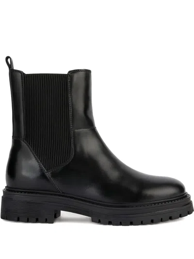 Geox Iridea Chelsea Booties In Black