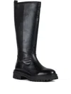 Geox Iridea Zip-detail Leather Boots In Black