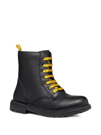 Geox Kids' J Eclair Boots In Black