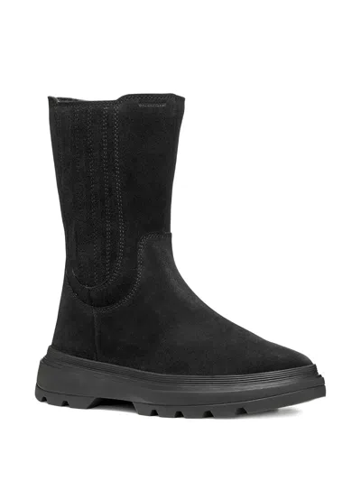 Geox Kiddartah Boots In Black