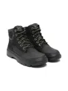 Geox Kiddartah Lace-up Boots In Black