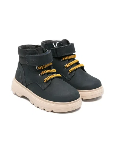 Geox Babies' Kiddartah Sneakers In Black