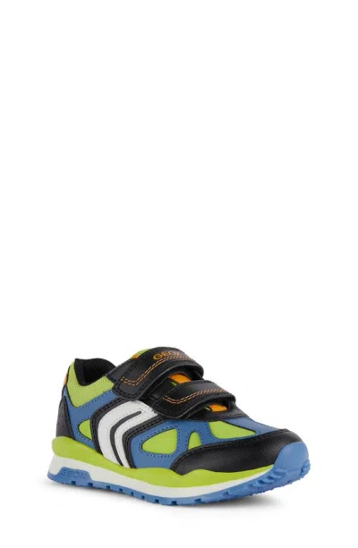 Geox Kids' Pavel Trainer In Lime/ Black